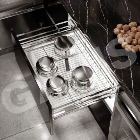 Giá xoong nồi, rổ nan dẹt, cánh kéo