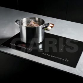 Bếp từ 2 vùng nấu màu titan cao cấp