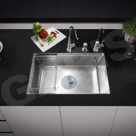 Chậu rửa 1 hố âm bàn đá