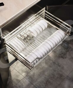 Giá bát đĩa, rổ nan dẹt, cánh mở